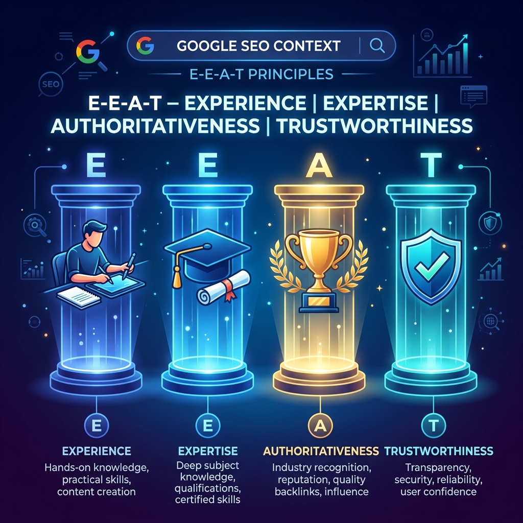 E-E-A-T explained – Experience, Expertise, Authoritativeness, Trustworthiness for Google