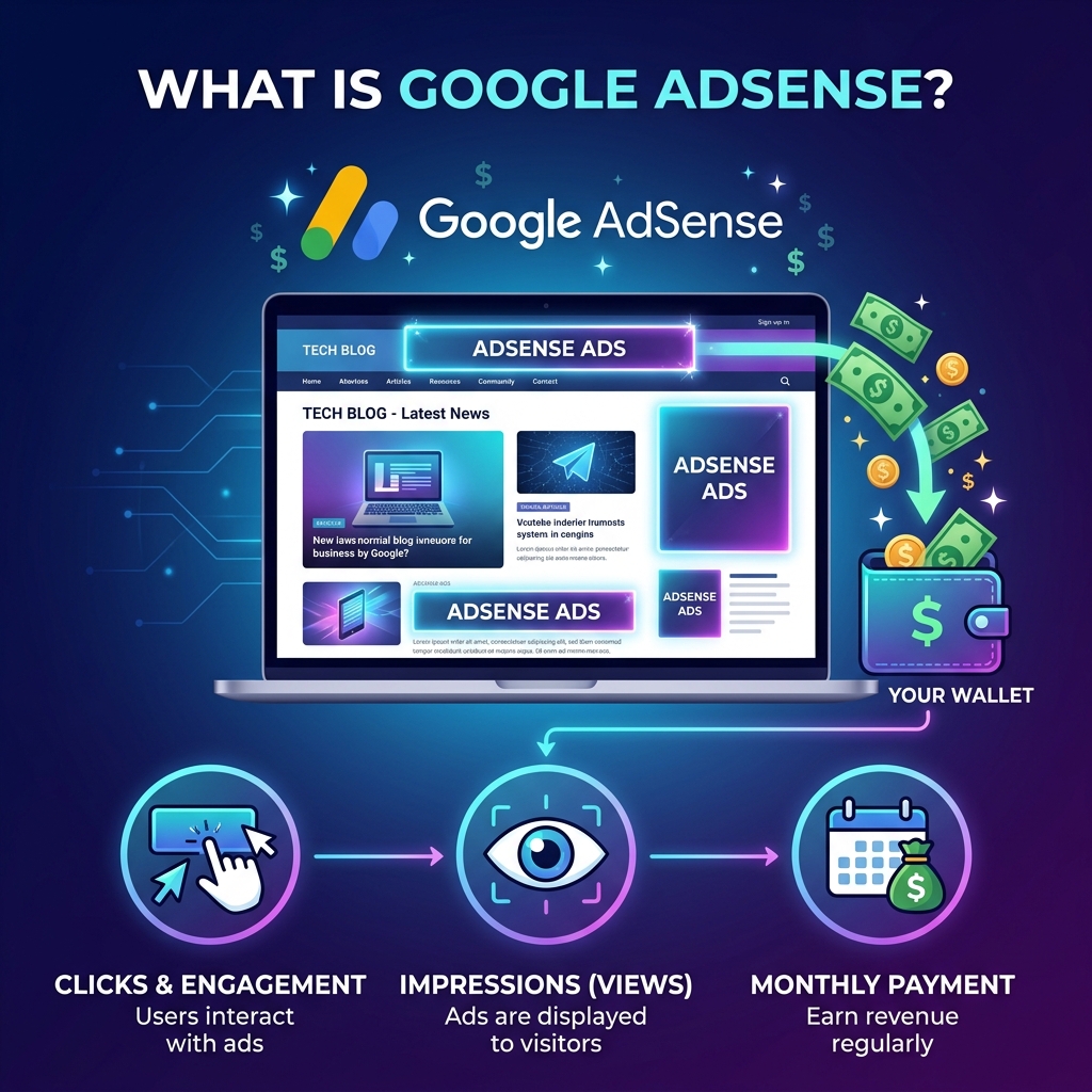 What is Google AdSense – how ads earn money for bloggers