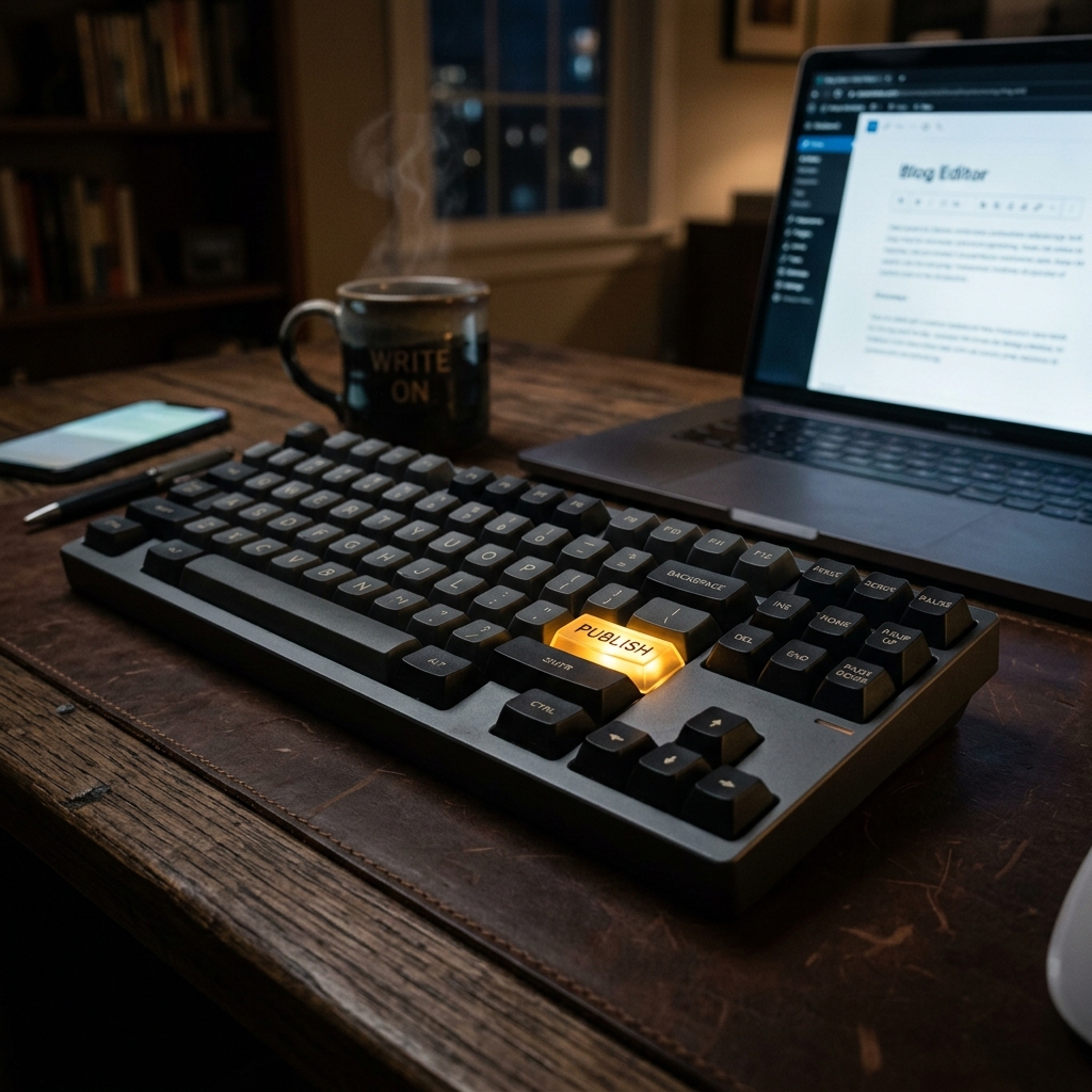 Publishing your first blog post